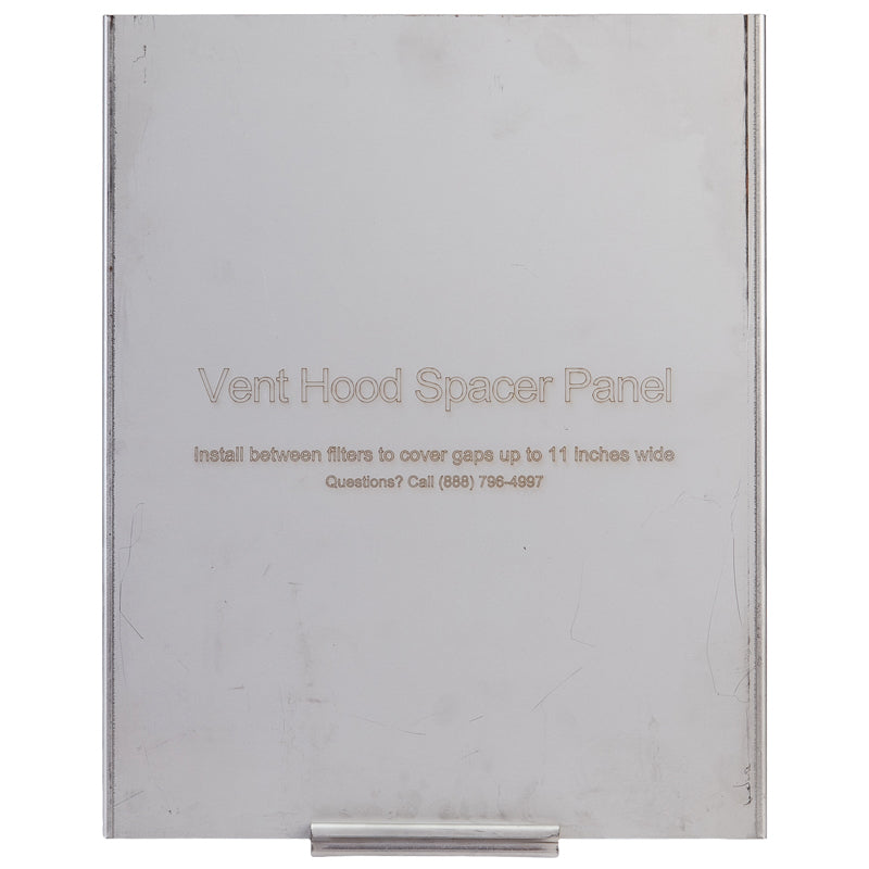 10" Tall X 12" Wide Stainless Steel Grease Lock Baffle Filter Spacer