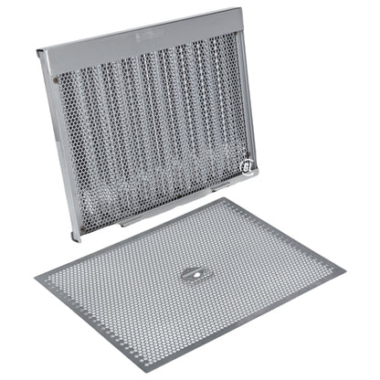 16" Tall X 20" Wide Stainless Steel Grease Lock Baffle Filter with Clips